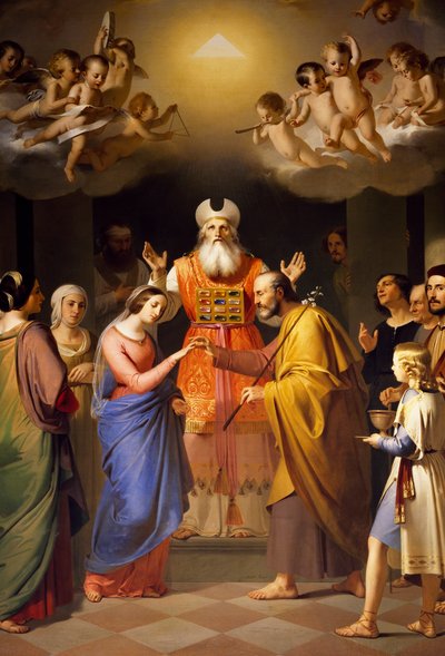 Matrimonio de la Virgen de Adeodato Malatesta or Malatesti