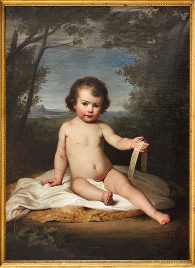 El joven San Juan (óleo sobre lienzo) de Adeodato Malatesta or Malatesti
