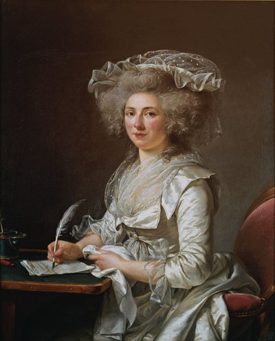 En francés:  Portrait de femme Retrato de mujer de Adelaide Labille Guiard
