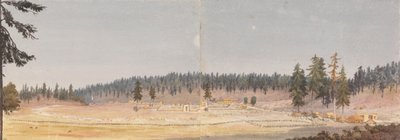 Grass Valley, cerca de Nevada City, California, Septr. 18 de septiembre de 1851". de Admiral Sir Edward Gennys Fanshawe