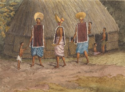 Bonetes de domingo en las islas Navigators (Samoa), bahía de Apia, 14 de septiembre de 1849 (acuarela) de Admiral Sir Edward Gennys Fanshawe