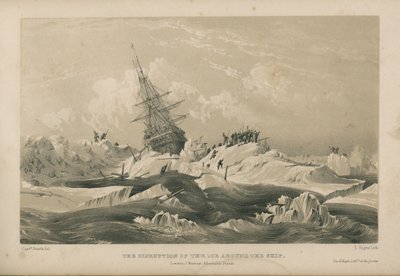 La alteración del hielo alrededor del barco de Admiral William Henry Smyth