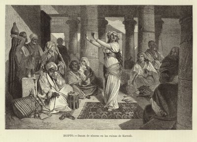 Egipto - Bailando en las ruinas de Karnak de Adolf Closs