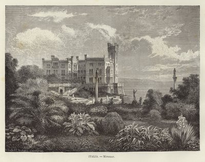Italia - Castillo de Miramare de Adolf Closs