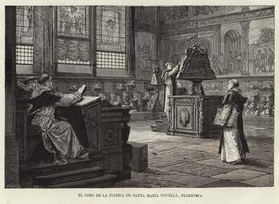 El coro de la Basílica de Santa Maria Novella, Florencia de Adolf Closs