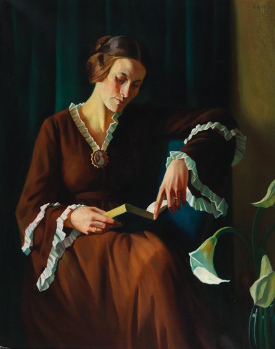 Retrato de Anne Kayssler, 1924 de Adolf Erbslöh