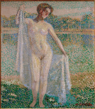 Desnudo femenino, 1908 de Adolf Erbslöh