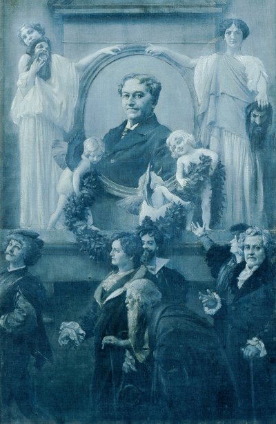 El actor de la corte Ernst Hartmann de Adolf Hiremy Hirschl