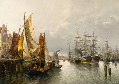En el Puerto de Le Havre de Adolf Kaufmann
