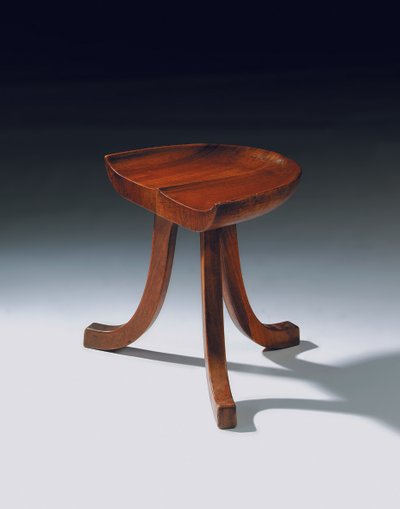 Taburete de tres patas, c.1903 de Adolf Loos