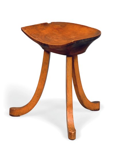 Taburete trípode, c.1905 de Adolf Loos