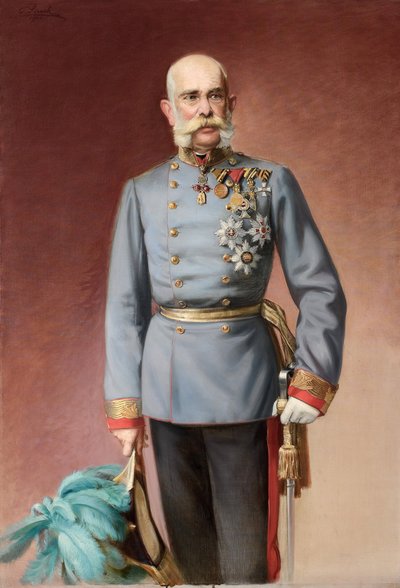 Retrato de Francisco José I de Austria de Adolf Pirsch