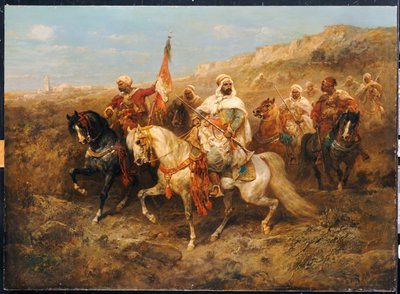 Una procesión real de Adolf Schreyer