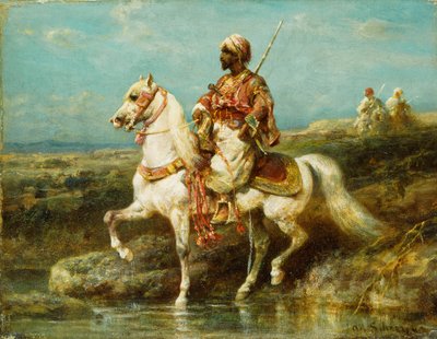 Jinete árabe de Adolf Schreyer