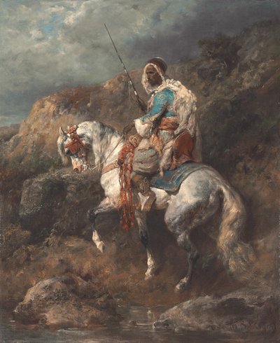 Jinete árabe de Adolf Schreyer