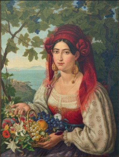 Adolf Senff, Retrato de una italiana de Adolf Senff