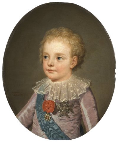Luis José Xavier Francisco de Borbón, Delfín de Francia de Adolf Ulrich Wertmuller