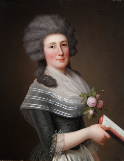 Retrato de Madame Wittfooth, de soltera Noer, 1789 de Adolf Ulrich Wertmuller