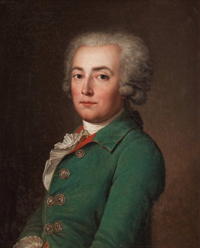 Retrato de Stanislas Marie Adélaïde, Conde de Clermont-Tonnerre 1757-1792, 1781 de Adolf Ulrich Wertmuller
