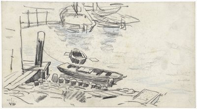 Muelle con barcos de Adolf le Comte