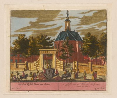 Vista de la Nieuwe Kerk en La Haya
Vúë de l