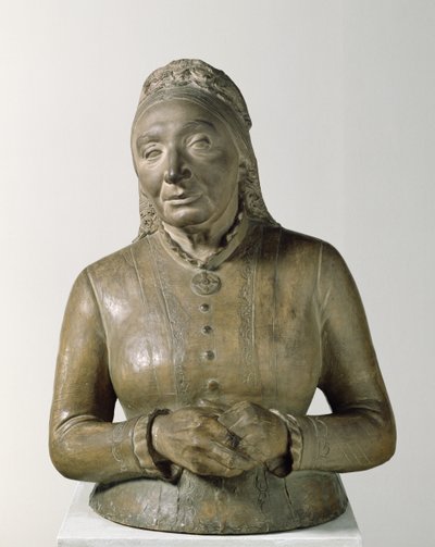 Retrato de Marie Fielder (1819-1901), 1882 de Adolf von Hildebrand