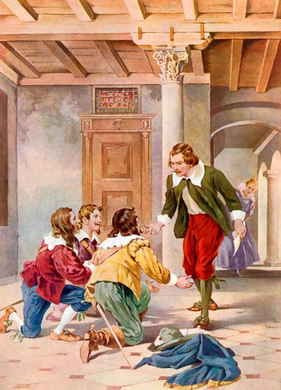 Stradella, Acto III última escena de Adolfo Hohenstein