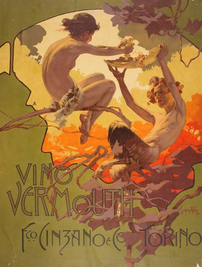 Vermouth Cinzano, 1901 de Adolfo Hohenstein