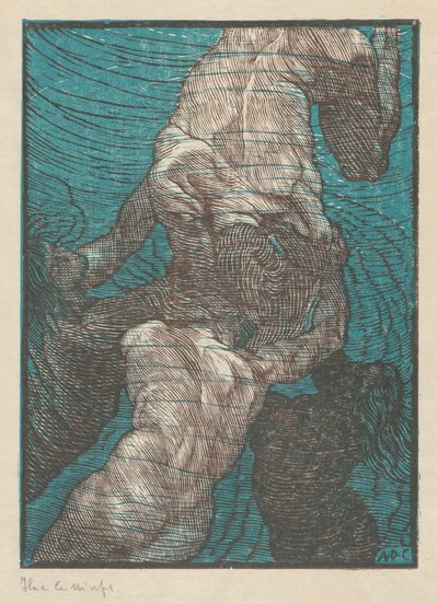 Hilas y las ninfas de Adolfo de Carolis