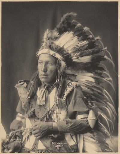 Mala Herida, Sioux de Adolph F. Muhr