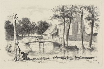 Placa tres, de Radierversuche de Adolph Menzel