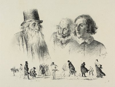 Placa dos, de Radierversuche de Adolph Menzel