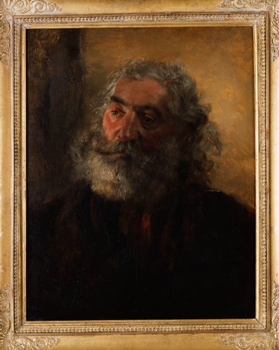 Retrato de un hombre con barba, 1855 de Adolph Menzel