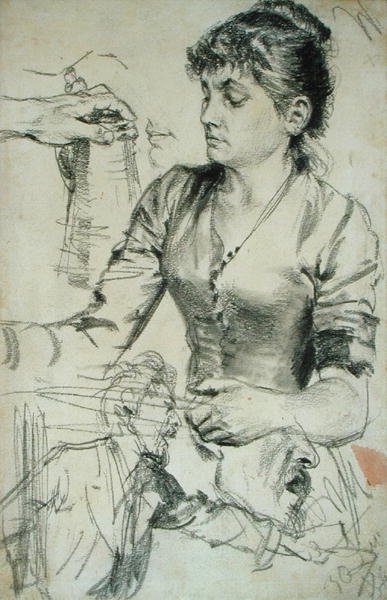 Estudio para Contribución de Adolph Menzel