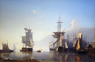 Armada con veleros de Adolph Friedrich Vollmer