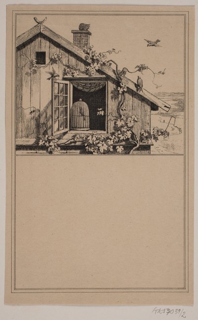 Los capturados y los libres. No. 1 en Chr. Winther y M. Rørbye, "25 Imágenes para niños pequeños" de Johan Adolph Kittendorff