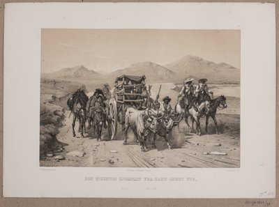 El viaje de Don Quijote a casa desde su segundo tren. de Johan Adolph Kittendorff