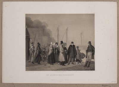 Despedida en la aduana de Johan Adolph Kittendorff