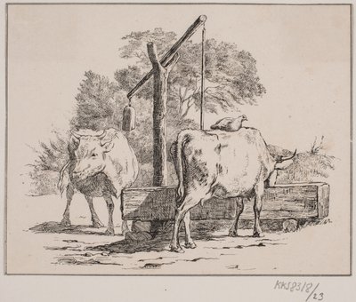 La gallina y la vaca de Johan Adolph Kittendorff