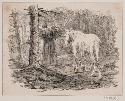 La mujer y el caballo de Johan Adolph Kittendorff