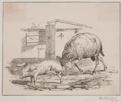 El carnero y el cerdo de Johan Adolph Kittendorff