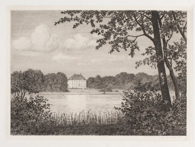 Parti ved Dronninggaard de Adolph Larsen