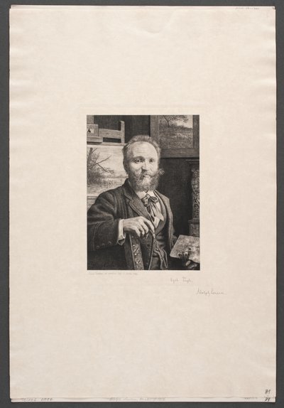 Autorretrato de Adolph Larsen