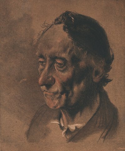 Un estudio, c1900 de Adolph Menzel