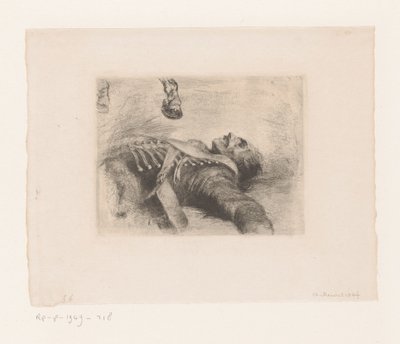 Húsar muerto de Adolph Menzel