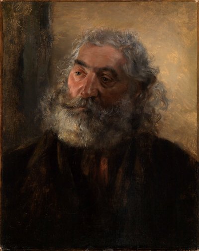 Estudio de la cabeza de Adolph Menzel