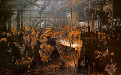 La fábrica de laminado de hierro de Adolph Menzel