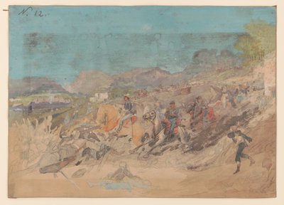 Batalla de Peach Tree Creek, Georgia, 20 de julio de 1864 de Adolph Metzner