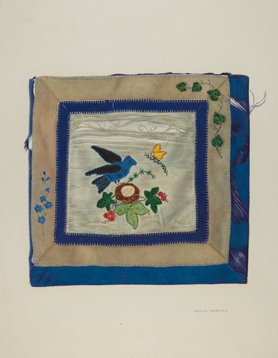 Cubierta (detalle) de Bluebird, c. 1941 de Adolph Opstad