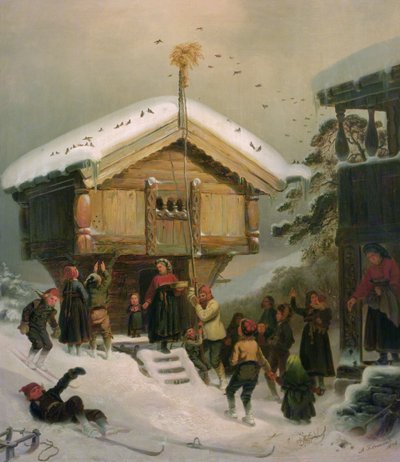Personalización de la Navidad de Adolph Tidemand